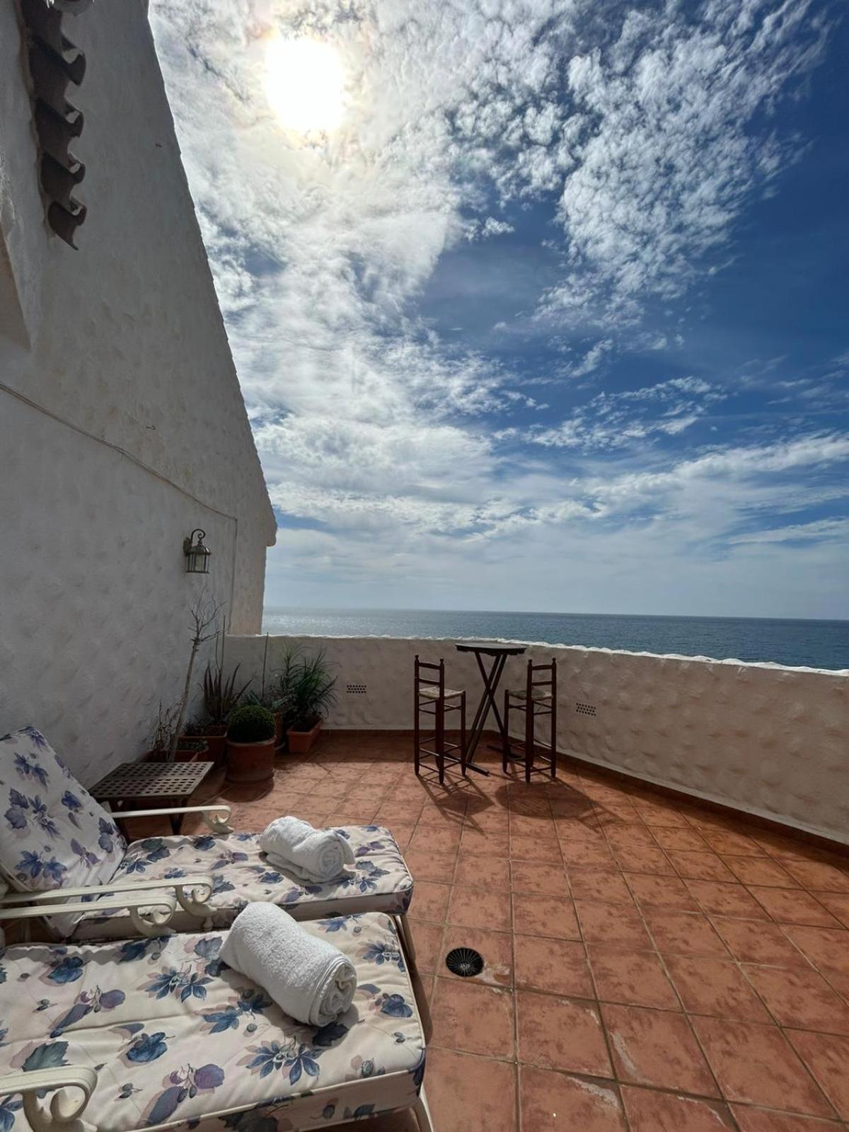 Appartamento Ático sobre el Mar Benajarafe Esterno foto